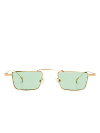 Eyepetizer Odile Sunglasses In Gold