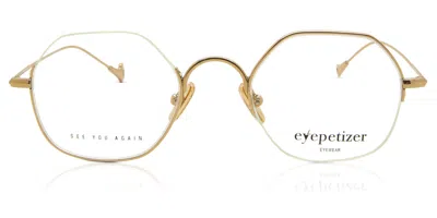 Eyepetizer Ottagono Men's Glasses, Gold, Size 48