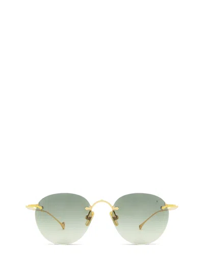 Eyepetizer Oxford Gold Sunglasses In Green