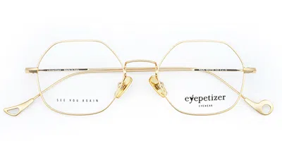 Eyepetizer Paul Men's Glasses, Gold, Size 49