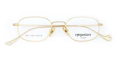 Eyepetizer Philippe Men's Glasses, Gold, Size 48