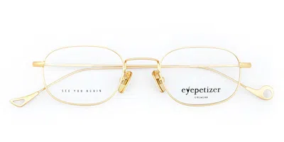 Eyepetizer Philippe Men's Glasses, Gold, Size 48