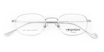 Eyepetizer Philippe Men's Glasses, Silver, Size 48