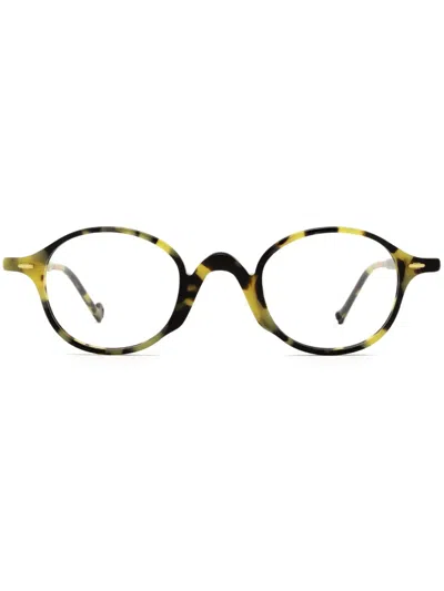Eyepetizer Pieter Round-frame Glasses In Brown