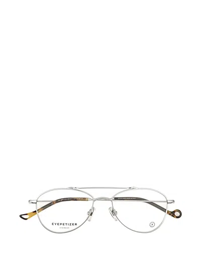 Eyepetizer Pilot-frame Glasses In Silver