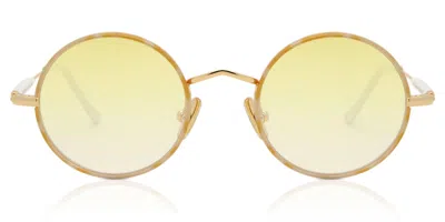 Eyepetizer Quatre C4qll14f Men's Sunglasses Tortoiseshell Size 46