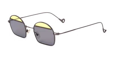 Eyepetizer Ralph C.3-j-7 Men's Sunglasses Gunmetal Size 46 In Gray