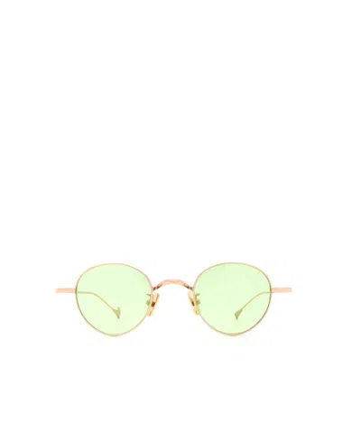 Eyepetizer Round Frame Sunglasses In Nude