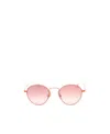 Eyepetizer Round Frame Sunglasses In Pink