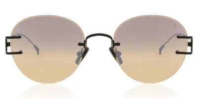 Eyepetizer Roy C.6-41f Men's Sunglasses Black Size 50