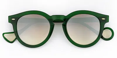 Eyepetizer Rupert C.o/o-18f Men's Sunglasses Green Size 49