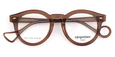 Eyepetizer Rupert Men's Glasses, Brown, Size 49