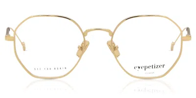 Eyepetizer Samuel Men's Glasses, Gold, Size 51