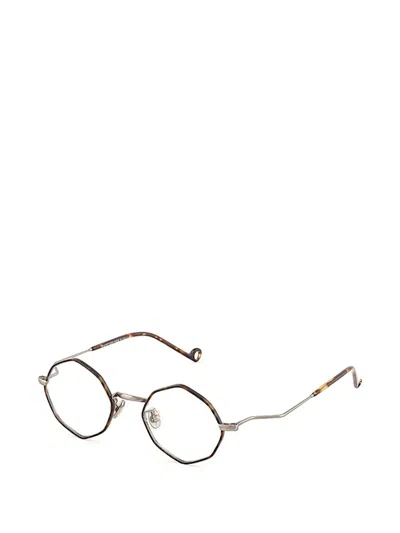 Eyepetizer Sierra Geometric-frame Glasses In Brown