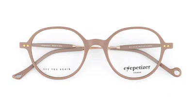 Eyepetizer Six Men's Glasses, Brown, Size 47