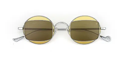 Eyepetizer Smooth C.1-7 Men's Sunglasses Silver Size 49