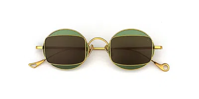 Eyepetizer Smooth C.4-8 Men's Sunglasses Gold Size 49