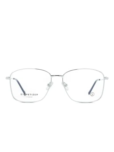 Eyepetizer Brille Mit Eckigem Gestell In Silver