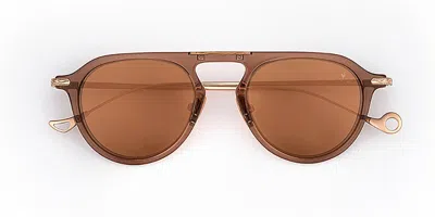 Eyepetizer Steven C.q/q-9-45 Men's Sunglasses Brown Size 49