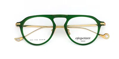 Eyepetizer Steven Men's Glasses, Green, Size 49