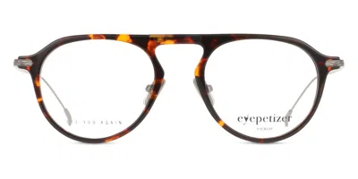 Eyepetizer Steven Men's Glasses, Tortoiseshell, Size 49