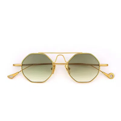 Eyepetizer Sunglasses Cosmopolitan Soho C.4 25 Gold/green Gradient Unisex