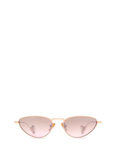 Eyepetizer Sunglasses In Matte Rose Gold