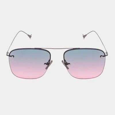 Eyepetizer Sunglasses Palmer C.3 20 Black/purple Gradient Unisex In Blue