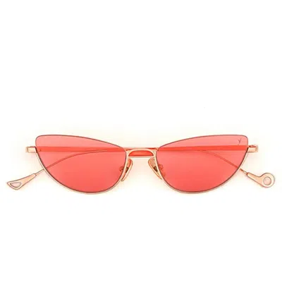 Eyepetizer Sunglasses Tokyo Odaiba C.9 66 Gold/pink Unisex In Orange