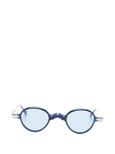 Eyepetizer Tango Round-frame Sunglasses In Blue