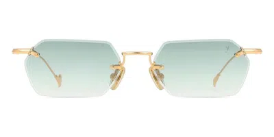 Eyepetizer Tank C.4-25 Men's Sunglasses Gold Size 52