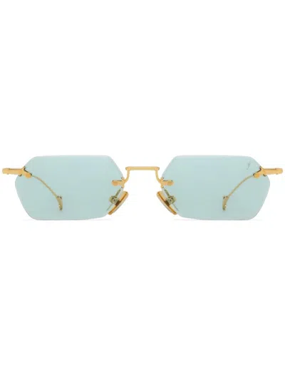 Eyepetizer Tank Sunglasses In Gold