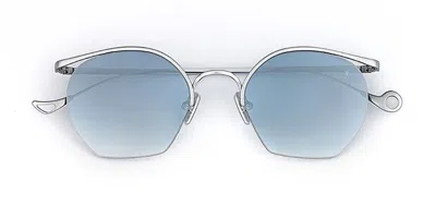 Eyepetizer Tiberio C.1-op-26f Men's Sunglasses Silver Size 51