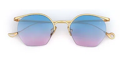 Eyepetizer Tiberio C.4-op-42f Men's Sunglasses Gold Size 51