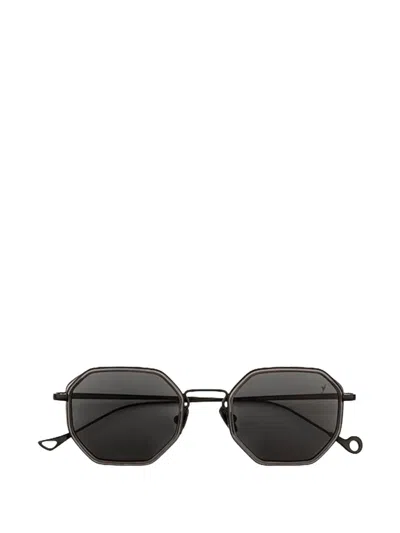 Eyepetizer Tommaso 2 Geometric-frame Sunglasses In Black
