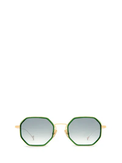 Eyepetizer Tommaso 2 Transparent Green Sunglasses