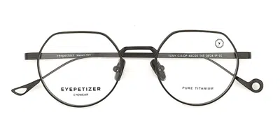 Eyepetizer Tony Men's Glasses, Black, Size 49