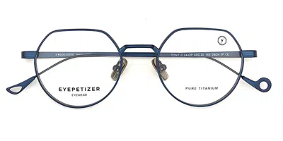 Eyepetizer Tony Men's Glasses, Blue, Size 49