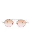 Eyepetizer Tribeca Sunglasses In Gold