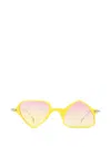 Eyepetizer 트위기 기하학 프레임 선글라스 In Yellow