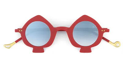 Eyepetizer Ventidue C.w-27f Men's Sunglasses Red Size 48