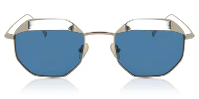 Eyepetizer Villette C.1-2 Men's Sunglasses Silver Size 50