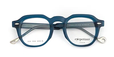 Eyepetizer Vittorio Men's Glasses, Blue, Size 47