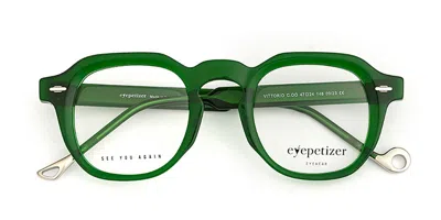 Eyepetizer Vittorio Men's Glasses, Green, Size 47