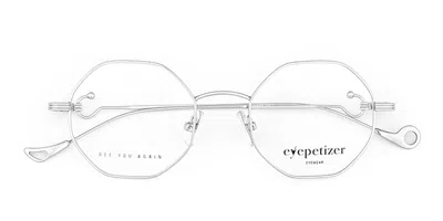 Eyepetizer Voyage Men's Glasses, Silver, Size 47