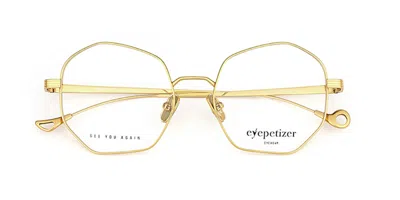 Eyepetizer Walt Women's Glasses, Gold, Size 53