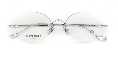 Eyepetizer Wilmot Men's Glasses, Silver, Size 54