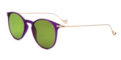 Eyepetizer Wilson C-d-2-1 Men's Sunglasses Purple Size 47