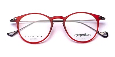 Eyepetizer Wilson Men's Glasses, Red, Size 47