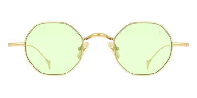Eyepetizer Woody C.4-1 Men's Sunglasses Gold Size 44